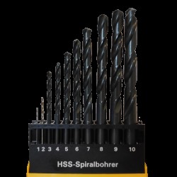 HSS grąžtų rinkinys GUHRING Powerline 1-10mm
